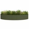 vidaXL Pflanzenring 5 pcs Olive Gr&uuml;n 120 x 120 x 20 cm