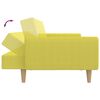 vidaXL Schlafsofa 2-Sitzer Gr&uuml;n Stoff