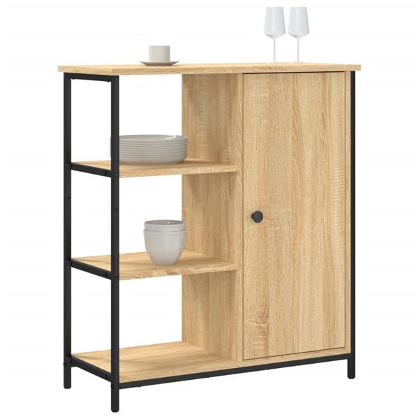 vidaXL Sideboard Sonoma-Eiche 70 x 30 x 80 cm Holzwerkstoff