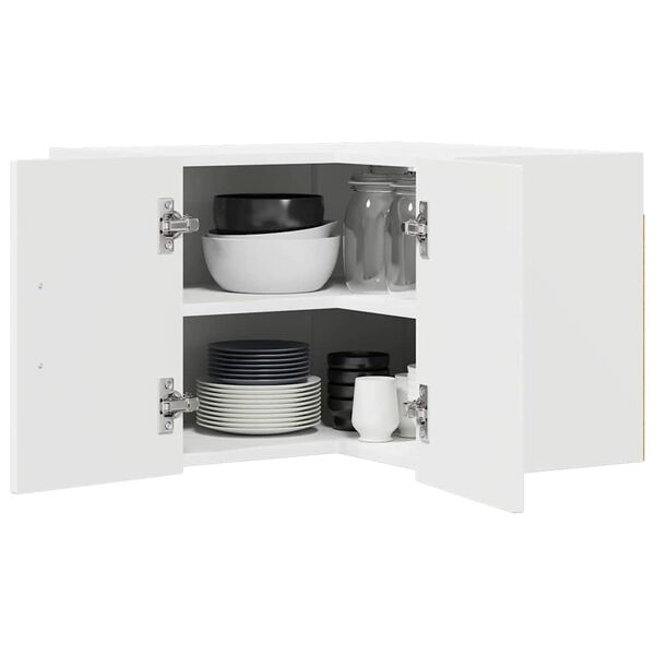 vidaXL K&uuml;chenschrank Kalmar Wei&szlig; 57 x 57 x 40 cm Holzwerkstoff