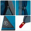 vidaXL Camping-Zelt-Set mit Dach 2 pcs Blau Taffeta und Stoff