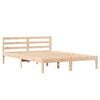 vidaXL Bettrahmen Braun 225,5 x 165,5 x 69,5 cm Massivholz Kiefer