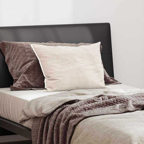 vidaXL Kopfkissen mit Kissen Wei&szlig; 40 x 60 cm Baumwolle