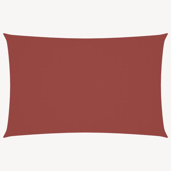 vidaXL Sonnensegel Oxford-Gewebe Rechteckig 2,5x5 m Terrakotta-Rot