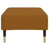 vidaXL Fu&szlig;hocker Braun 78x56x32 cm Samt