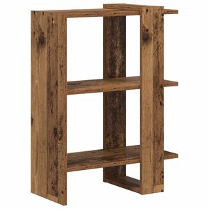 vidaXL B&uuml;cherregal 2 Ebenen 52 x 25 x 71,5 cm Holzwerkstoff Altholz