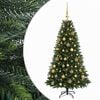 vidaXL K&uuml;nstlicher Weihnachtsbaum mit Kugel 120 cm 150 LEDs