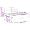 vidaXL Bettrahmen Sonoma-Eiche 180 x 200 cm Ingenieurs Holz