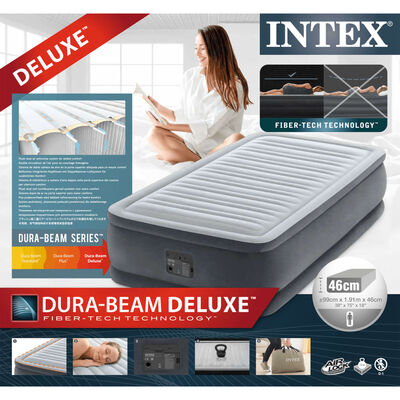 Intex Luftbett Dura-Beam Deluxe Comfort Plush Twin-Size 99×191×46 cm