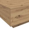 vidaXL Couchtisch Artisan-Eiche 100 x 100 x 31 cm Holzwerkstoff