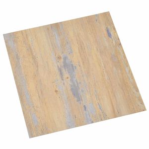 vidaXL Selbstklebende Bodenplanken Braun und Grau 30,5 x 30,5 cm