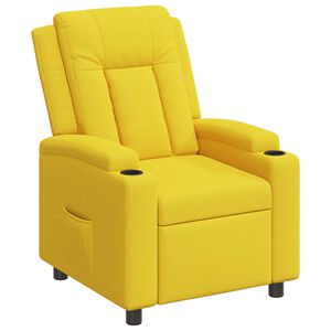 vidaXL Liegestuhl Helles Gelb 75 x 95 x 100 cm Stoff