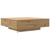vidaXL Couchtisch Artisan-Eiche 100 x 100 x 31 cm Holzwerkstoff