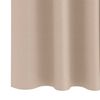 vidaXL Verdunkelungs-Vorh&auml;nge mit Ringen 2 pcs Taupe 225 x 140 cm