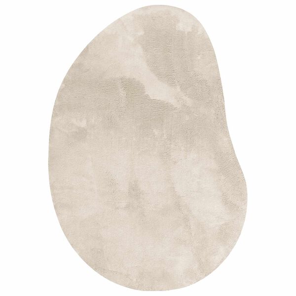 vidaXL Bereichsteppiche HUARTE Beige 100 x 200 cm Polyester