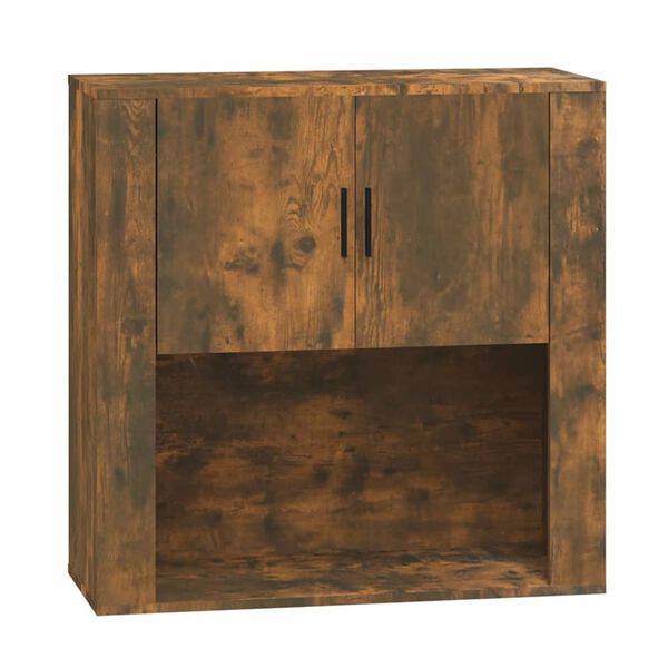 vidaXL Wandschrank R&auml;uchereiche 80x33x80 cm Holzwerkstoff