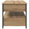 vidaXL Couchtisch Artisan-Eiche 85 x 50 x 50 cm Holzwerkstoff