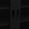 vidaXL B&uuml;roschrank Schwarz 90x40x90 cm Stahl