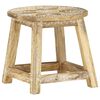 vidaXL Hocker Handbemalt 38&times;38&times;35 cm Mango Massivholz