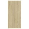 vidaXL Sideboard Sonoma-Eiche 160x36x75 cm Holzwerkstoff