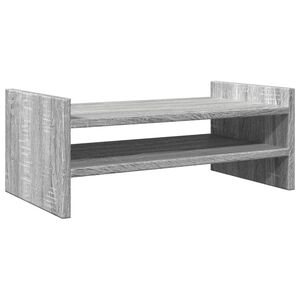 vidaXL Monitorst&auml;nder Grau Sonoma 50x27x20 cm Holzwerkstoff