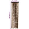 vidaXL Insektenschutz-Vorhang Beige und Hellbraun 56x185 cm Chenille