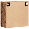vidaXL Wandschrank Altholz-Optik 60x31x60 cm Holzwerkstoff