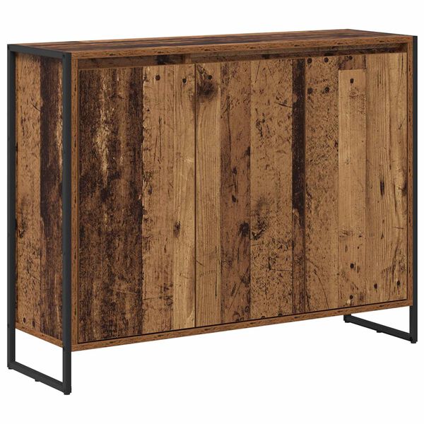 vidaXL Seitenschrank Altholz 96,5 x 30 x 75 cm Holzwerkstoff