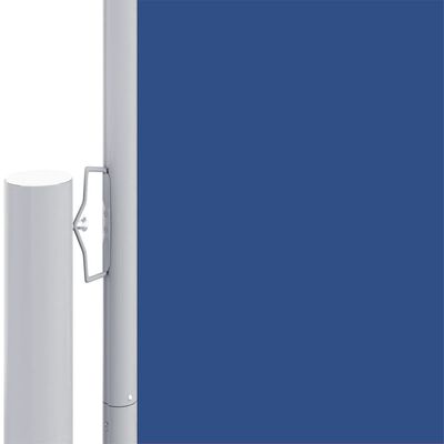 vidaXL Seitenmarkise Ausziehbar Blau 160x1000 cm