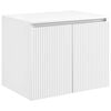 vidaXL Wandmontierter Badezimmerschrank Wei&szlig; 62,5 x 44,5 x 50 cm