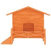 vidaXL Hundehütte Braun 159x120x88,5 cm Massivholz Kiefer