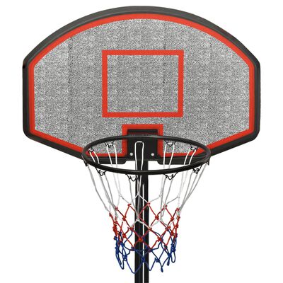 vidaXL Basketballständer Schwarz 282-352 cm Polyethylen