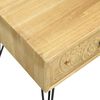 vidaXL Couchtisch mit 2 Schubladen Schnitzerei Braun 80x40x40,5cm Holz