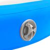 vidaXL Aufblasbare Gymnastikmatte mit Pumpe 100x100x20 cm PVC Blau