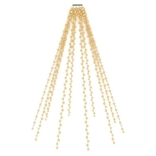 vidaXL Weihnachtsbaum-Lichternetz mit 500 LEDs 500 cm