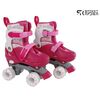 Street Rider Rollschuhe Verstellbar 31-34 Rosa