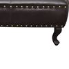 Recamiere Chaiselongue Chesterfield braun
