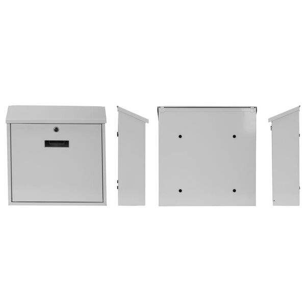 Perel Briefkasten Monaco Wei&szlig;