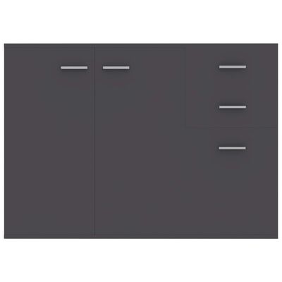 vidaXL Sideboard Grau 105x30x75 cm Holzwerkstoff