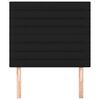 vidaXL Kopfteil Schwarz 90x5x118/128 cm Stoff