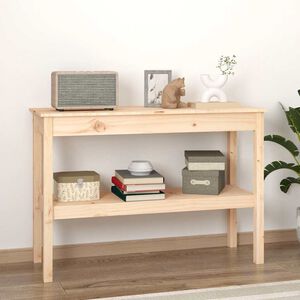 vidaXL Konsolentisch 110x40x75 cm Massivholz Kiefer