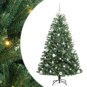vidaXL K&uuml;nstlicher klappbarer Weihnachtsbaum Gr&uuml;n 150 cm