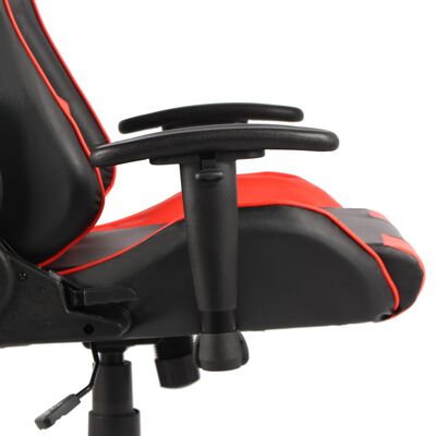 vidaXL Gaming-Stuhl Drehbar Rot PVC