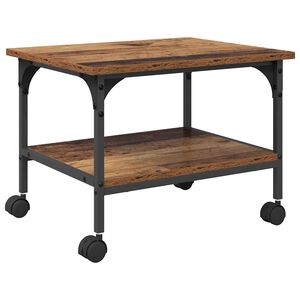 vidaXL Druckerst&auml;nder Altholz 50 x 40 x 38 cm Holzwerkstoff