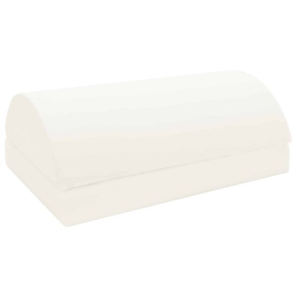 vidaXL Fu&szlig;st&uuml;tzenkissen Uni Schwarz