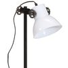 vidaXL Schreibtischlampe 25 W Wei&szlig; 15x15x55 cm E27