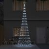 vidaXL LED-Weihnachtsbaum mit 555 LEDs Kaltwei&szlig; 500 cm Metall