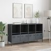 vidaXL Sideboard Anthrazit 135x39x73,5 cm Kaltgewalzter Stahl