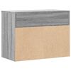 vidaXL Schuhbank Grau Sonoma 60x30x45 cm Holzwerkstoff
