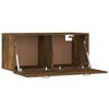 vidaXL Wandschrank R&auml;uchereiche 80x36,5x35 cm Holzwerkstoff